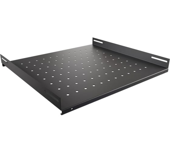Полка стационарная NTSS 470x350мм, для напольных шкафов глубиной 600мм, черный RAL 9005 NTSS-FS-600-BL