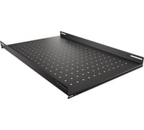 Полка стационарная NTSS 470x750мм, для напольных шкафов глубиной 1000мм, нагрузка до 100кг, черный RAL 9005 NTSS-FS-H-1000-BL