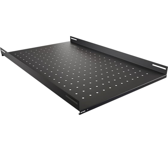Полка стационарная NTSS 470x750мм, для напольных шкафов глубиной 1000мм, нагрузка до 100кг, черный RAL 9005 NTSS-FS-H-1000-BL 1