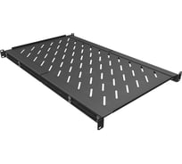 Полка универсальная NTSS глубина 750мм, крепление 19 1U, для шкафов глубиной 1000/1070/1200мм, черный RAL 9005 NTSS-MS-1070/1200-BL