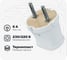 Вилка Navigator NCA-PL01-6A-X-WH прямая, без заземления, белая 61358 1