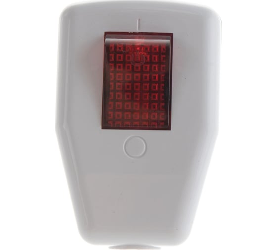 Угловая вилка с выключателем Navigator NCA-PL05-16A-ESC-WH с заземлением, белая 61364