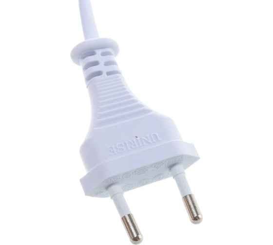 Шнур Navigator NPS-FS-170-2x0.5-WH, 1.7м, с выключателем, белый 61724