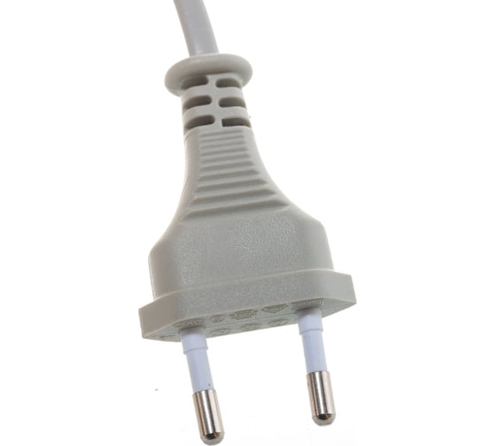 Шнур Navigator NPS-FS-170-2x0.5-GR, 1.7м, с выключателем, серый 61722