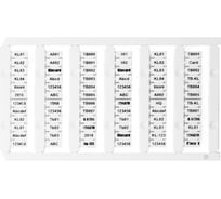 Вертикальная маркировка Klemsan D-NS 5x10 (281-290) 720 шт. 0.0.0.8.11835