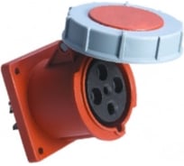 Стационарная внутренняя розетка EKF 3342, 3Р+РЕ, 63А, 380В, IP67, PROxima ps-3342-63-380