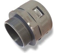 Муфта для гофрированных труб - коннектор прямой Weyer WQG-M50G/AD54.5, нар. M50x1.5 WE0202700