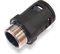 Муфта для гофрированных труб - коннектор прямой Weyer WQGM-M25B/AD21.2 нар. M25x1.5 WE0304900