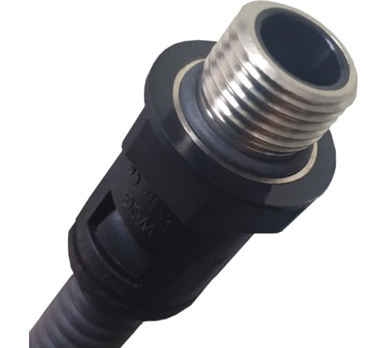 Муфта для гофрированных труб - коннектор прямой Weyer WQGM-M25B/AD21.2 нар. M25x1.5 WE0304900