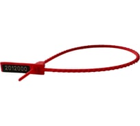 Номерная пластиковая пломба ТПК Технологии Контроля ЭКОтрэк 255 мм (Цвет: красный) 1000 шт 24281