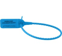 Пломба ООО Комус пластиковая, номерная, одноразовая, 200 мм, синие, 1000 штук/упаковка 179966