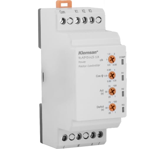 Контроллер реактивной мощности Klemsan RAPIDUS 13 MINI 0.0.0.6.06077 1