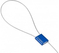 Пломба ООО Комус тросовая, номерная, одноразовая, 500 мм., 10 штук/упаковка, металл 683151