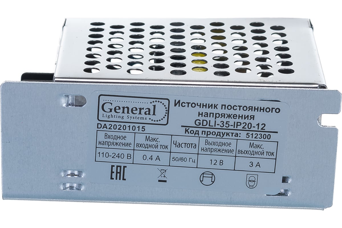 Светодиодный драйвер General Lighting Systems GDLI-35-IP20-12 512300