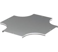 Крышка на крестообразный ответвитель DKC DPX основание 100, цинк ламельная, в комплекте с метизами и пластинами PTCE 1 УП 38062KZL