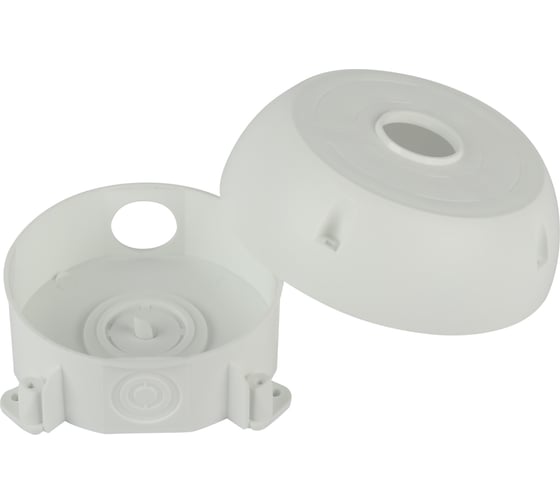 Коробка монтажная ЭРА KORMV13141.5W55 для камер видеонаблюдения белая 131x41,5мм IP55 Б0062814