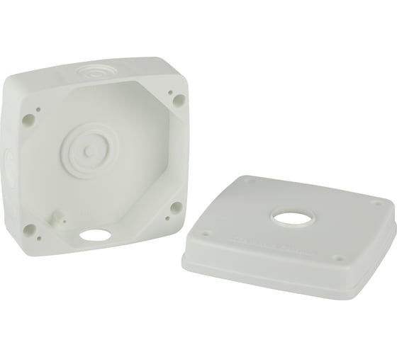 Коробка монтажная ЭРА KORMV14014066W56 для камер видеонаблюдения белая 140x140x66мм IP56 Б0062827
