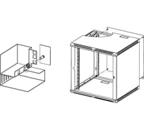 Задняя стенка к шкафу ЦМО в комплекте с крепежом А-ШРН-12