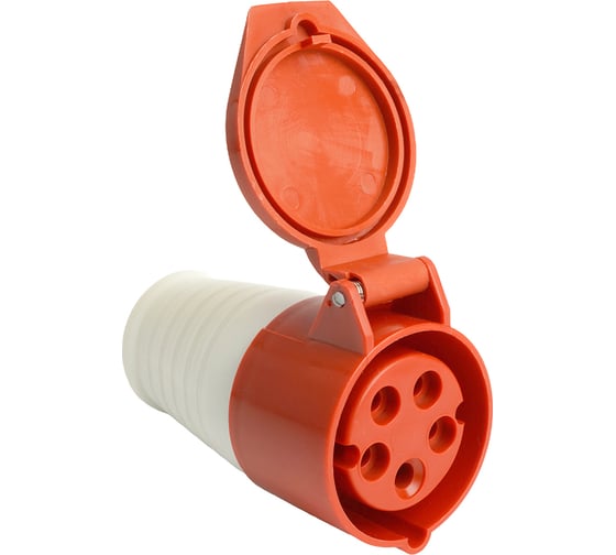 Розетка переносная STEKKER ST-215 16А 380В 3P+PE+N IP44, RST16-215-44, 49441