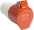Розетка переносная STEKKER ST-215 16А 380В 3P+PE+N IP44, RST16-215-44, 49441 1