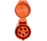 Розетка переносная STEKKER ST-215 16А 380В 3P+PE+N IP44, RST16-215-44, 49441 3