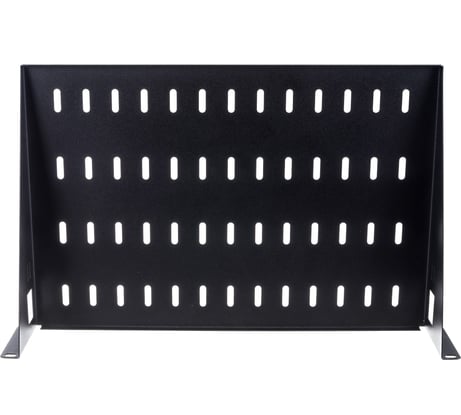 Консольная полка ЦМО МС, 2U, для шкафов и стоек, чёрный МС-30-9005