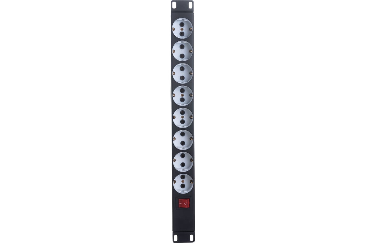 Блок евророзеток для 19 шкафов 10а cabeus pdu 8p 8 розеток