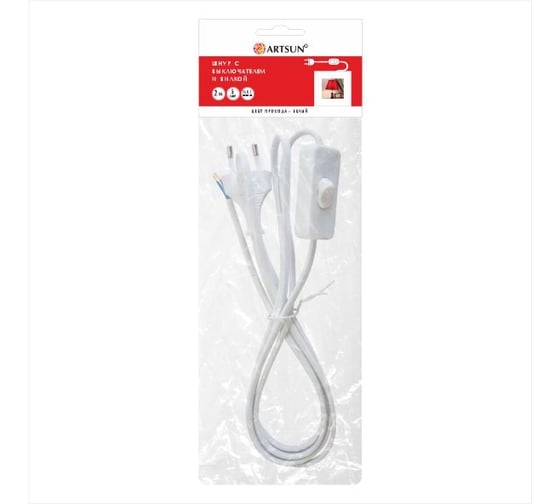 Провод с выключателем для БРА ARTSUN BR6S-W