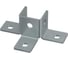 Пластина угловая тройная короткая Система КМ HD85 LO55248 3USG2 HD85 1