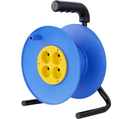 Катушка без провода GLANZEN GLANZEN 4 гнезда, Ф240мм, EL-00-240 00-00006423