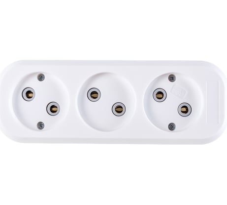 Колодка для удлинителя IONICH 3 гнездо б/з 1518