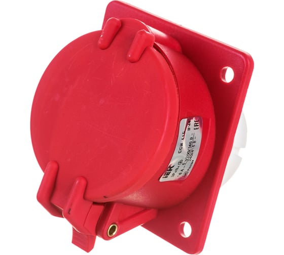 Встраиваемая розетка IEK ССИ-415 16А-6ч/200/346-240/415В 3Р+PЕ+N IP44 MAGNUM PSN42-016-5
