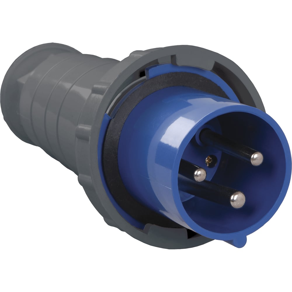 Вилка IEK 033 2Р+РЕ 63А 220В IP54 PSR01-063-3 - выгодная цена, отзывы ...