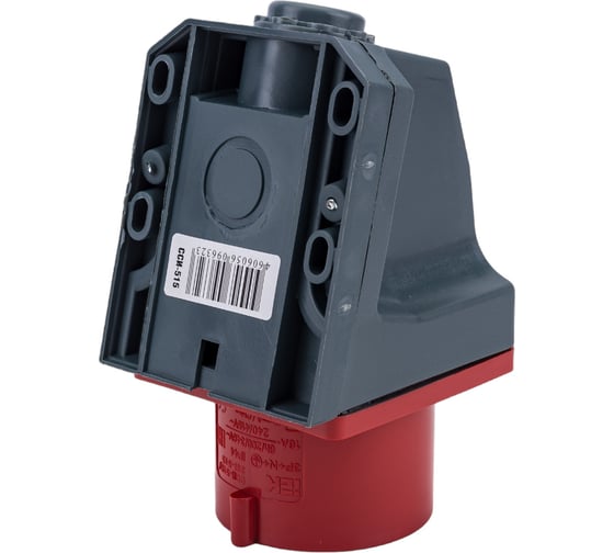 Стационарная вилка IEK 515 3Р+РЕ+N 16А 380В IP44 PSR52-016-5