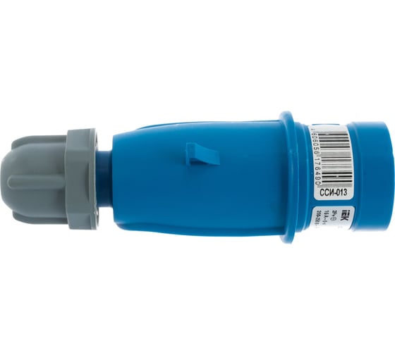 Переносная вилка IEK ССИ-013 16А-6ч/200-250В 2Р+РЕ IP44 MAGNUM PSN01-016-3