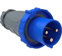 IEK Вилка переносная ССИ-033 63А-6ч/200-250В 2Р+РЕ IP67 MAGNUM PSN01-063-3