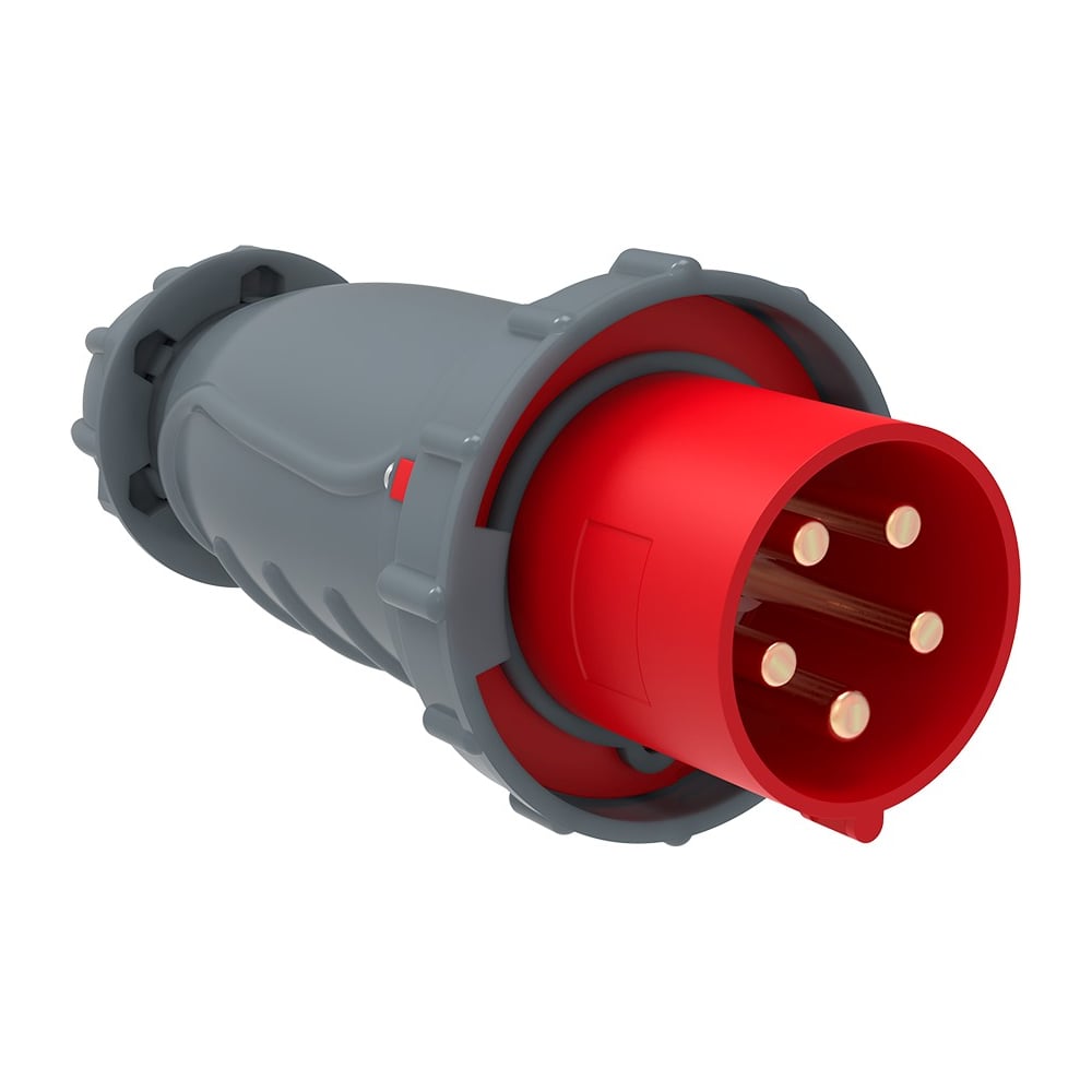 IEK Вилка переносная ССИ-045 125А-6ч/200/346-240/415В 3Р+РЕ+N IP67 ...