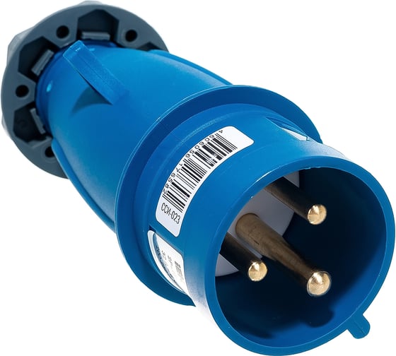 Переносная вилка IEK ССИ-023 32А-6ч/200-250В 2Р+РЕ IP44 MAGNUM PSN01-032-3