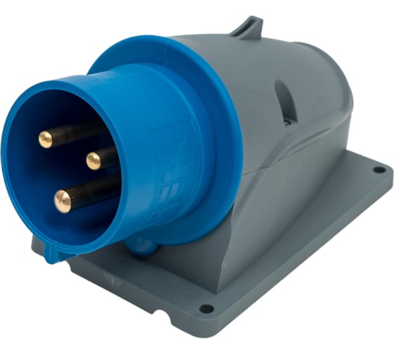 Стационарная вилка IEK ССИ-523 32А-6ч/200-250В 2Р+РЕ IP44 MAGNUM PSN51-032-3