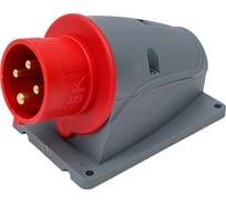 Стационарнаяв вилка IEK ССИ-514 16А-6ч/380-415В 3Р+РЕ IP44 MAGNUM PSN52-016-4