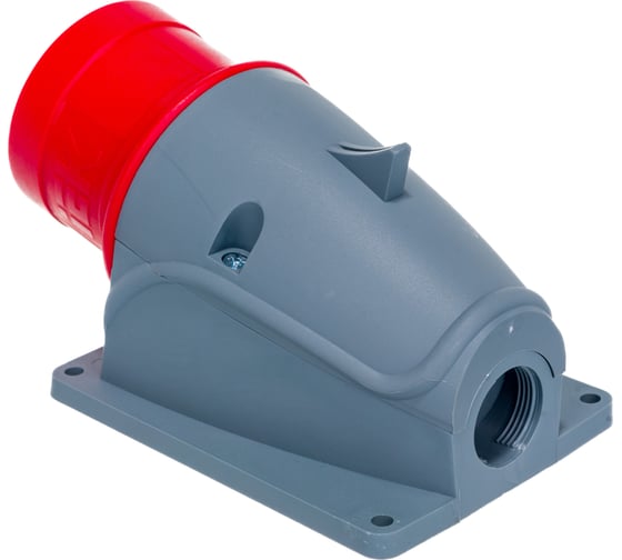 Стационарная вилка IEK ССИ-525 32А-6ч/200/346-240/415В 3Р+РЕ+N IP44 MAGNUM PSN52-032-5