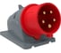 Стационарная вилка IEK ССИ-525 32А-6ч/200/346-240/415В 3Р+РЕ+N IP44 MAGNUM PSN52-032-5 1