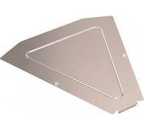 Крышка горизонтального угла Промрукав 45 градусов Стандарт INOX (AISI 409) 600 1шт. PR16.3492