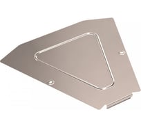 Крышка горизонтального угла Промрукав 45 градусов Стандарт INOX (AISI 409) 400 1шт. PR16.3490