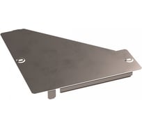 Крышка правого переходника Промрукав Стандарт INOX (AISI 409) 300x100 1шт. PR16.5906