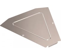 Крышка горизонтального угла Промрукав 45 градусов Стандарт INOX (AISI 409) 500 1шт. PR16.3491