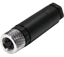 Соединитель клеммный Розетка ТЕКО, Прямой с клеммником, Пластик 4-PIN IP67 60 AC/DC NO/NC 08-00000412