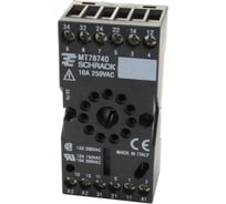 Гнездо с винтовыми клеммами и опциональным модулем Schrack Technik 3-пол. артикул - Австрия MT78740