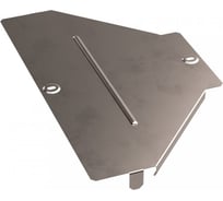 Крышка переходника симметричного Промрукав Стандарт INOX (AISI 409) 400x150 1шт. PR16.6107