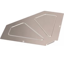 Крышка угла горизонтального Промрукав 90 градусов Стандарт INOX (AISI 409) 500 1шт. PR16.3581
